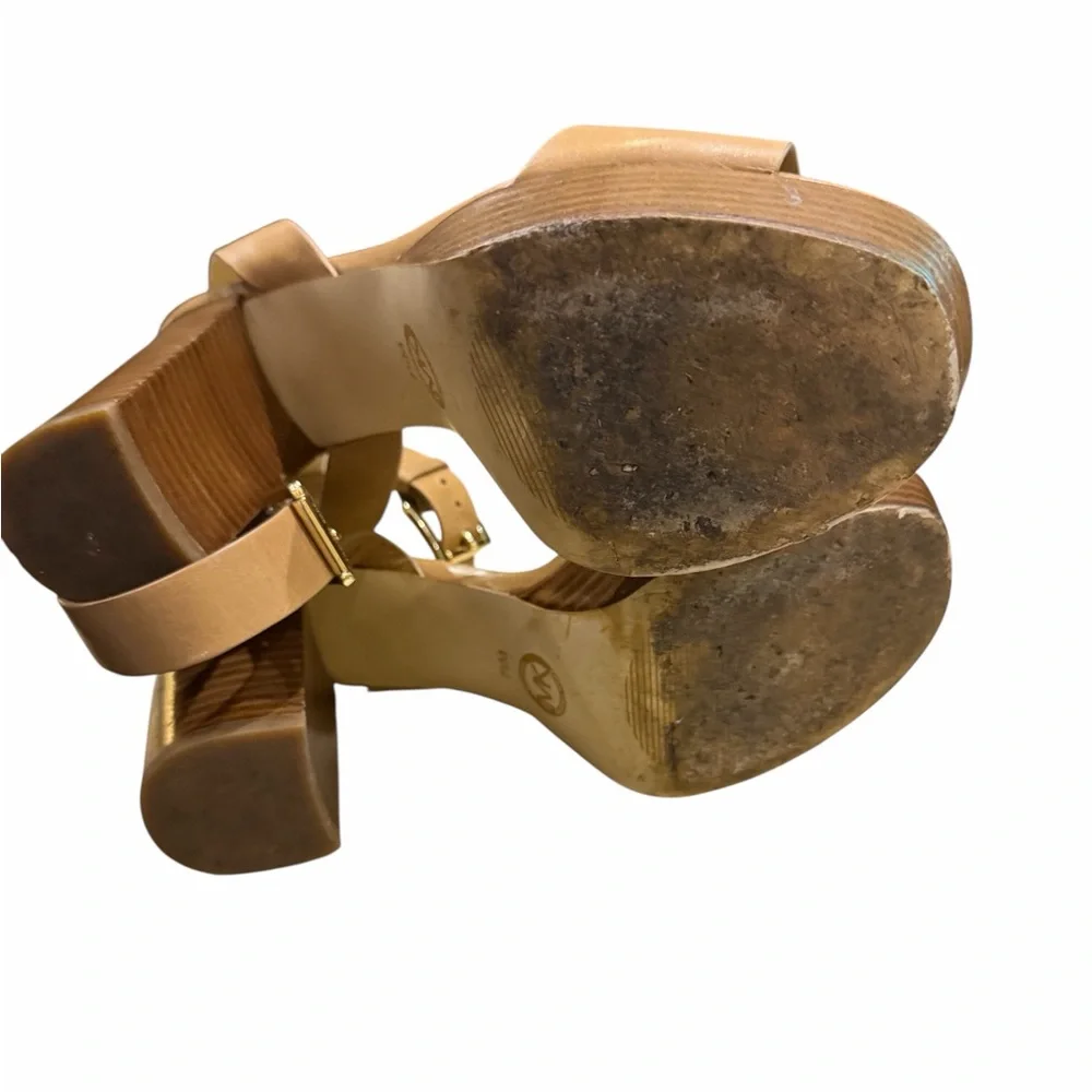 Michael‎ Kors Tan Platform Heels